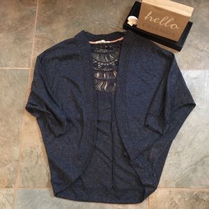 Crochet open cardigan size small